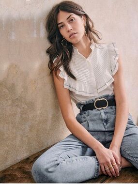 SEZANE Ademia Top FR40|US8. Gorgeous classic.